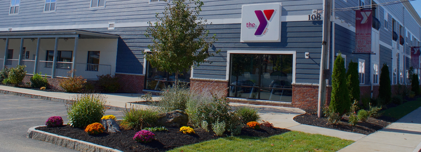 Outside view of the YMCA office in Central Massachusetts