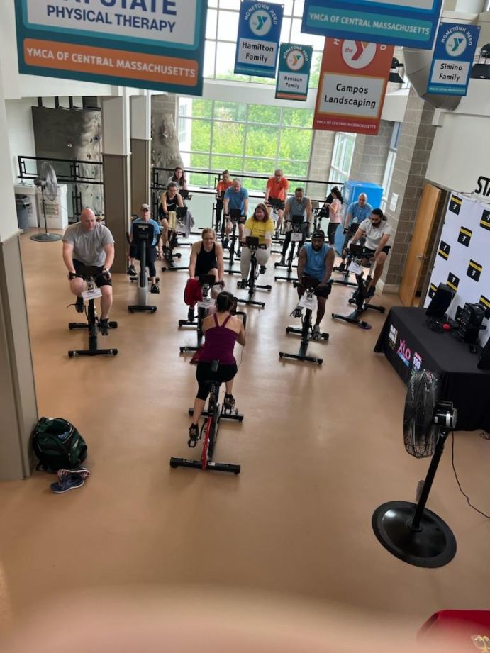 Fitness Center Interior with Modern Equipment in Worcester, MA