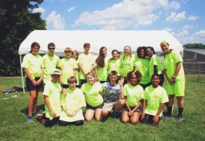 Group of kids at Camp Boroughs