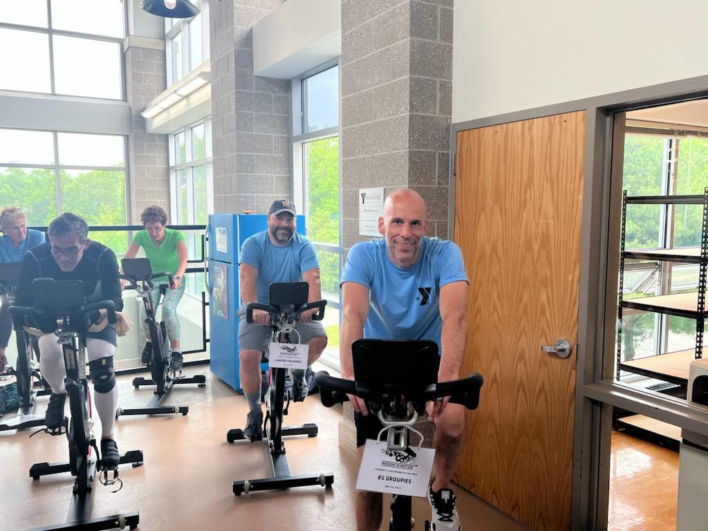 A group of people using the treadmill at a gym in Central Massachusetts